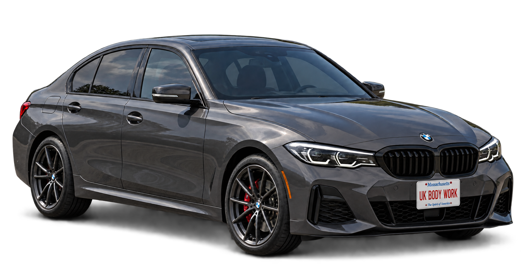 BMW repaired by UK Body Work